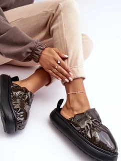 Lesklé Dámské Černé Big Star model 21637398 - Big Star Shoes