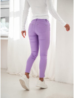 Módní světle fialové džínové kalhoty