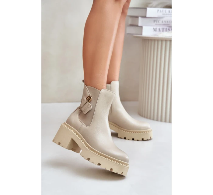 Boty na podpatku model 202815 Step in style Boty na podpatku model 202815 Step in style