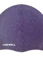 Crowell Recycling Pearl silikonová plavecká čepice fialová barva 4