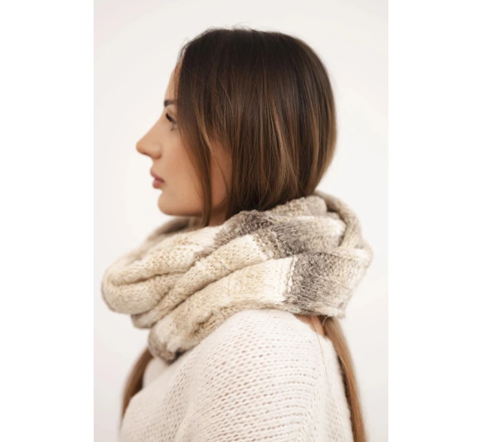 model 21859459 Dámská čepice s kapucí zelená neonová - K-Fashion