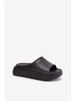 Dámské Pěnové Pantofle Na Platformě Big Star model 21686458 Černé - Big Star Shoes Dámské Pěnové Pantofle Na Platformě Big Star model 21686458 Černé - Big Star Shoes