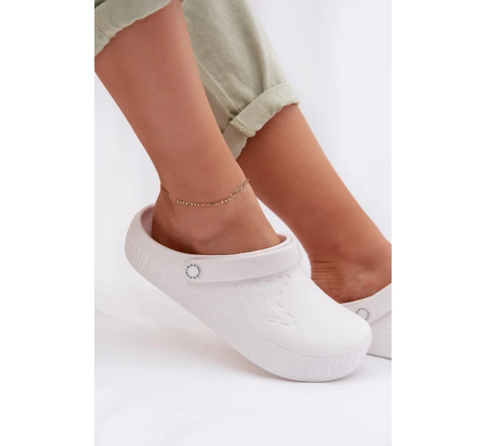 Dámské pantofle z Big Star Bílé model 22016676 - Big Star Shoes