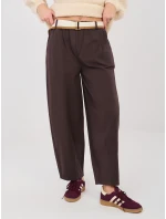 Kalhoty IT SP FL10125.78 tmavě hnědé