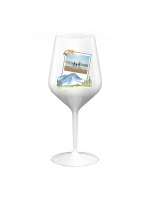 Personalizovaná nerozbitná sklenice s polaroidem z dovolené