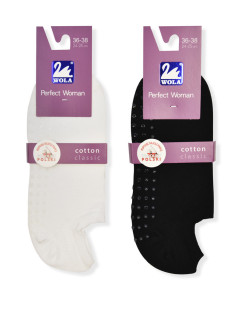 Hladké dámské ponožky + ABS