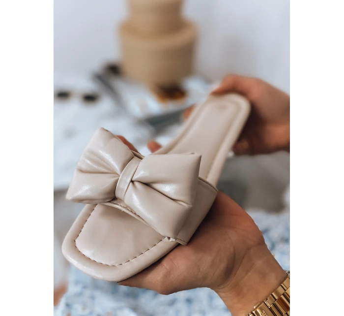 Dámské žabky BRANDY beige FashionStreet ZY0162