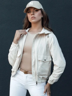 Dámská přechodná bunda s kapucí BELIJ béžová FashionStreet TY4471