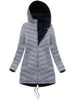 DWUSTRONNA DAMSKA KURTKA ZIMOWA Z KAPTUREM model 21241839 - MHM