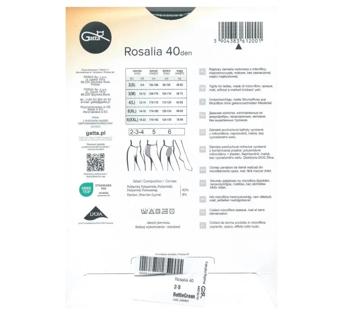 Dámské punčocháče Rosalia model 18941781 - Gatta Dámské punčocháče Rosalia model 18941781 - Gatta