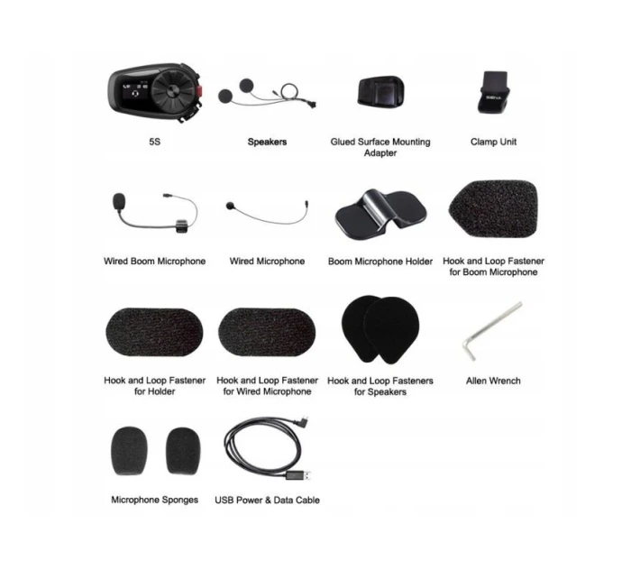 INTERKOM PRO MOTOCYKLY SENA 5S-10D DUAL PACK