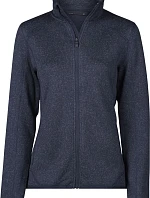 Tee Jays TJ 9616 Dámská melanžová pletená fleecová bunda 18.9616 navy melange