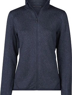 Tee Jays TJ 9616 Dámská melanžová pletená fleecová bunda 18.9616 navy melange