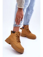 Dámské zimní botky hnědé model 21631388 - Boto Dámské zimní botky hnědé model 21631388 - Boto