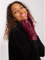 Rękawiczki AT RK model 19381436 bordowy - FPrice