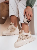 Dámské béžové tenisky EASYPACE FashionStreet ZY0640 Dámské béžové tenisky EASYPACE FashionStreet ZY0640