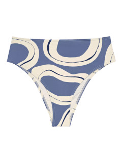 Dámské plavkové kalhotky Summer Allure Highwaist brief - BLUE - modrobílé 0032 - TRIUMPH