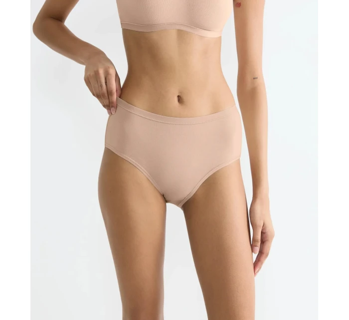 Dámské kalhotky GO Daily Cotton Midi 3P - BROWN - béžové 00LZ - SLOGGI Dámské kalhotky GO Daily Cotton Midi 3P - BROWN - béžové 00LZ - SLOGGI