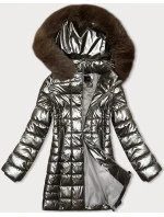 dámská bunda v barvě  s kapucí model 21247059 - J.STYLE