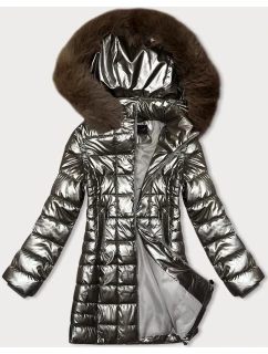 dámská bunda v barvě  s kapucí model 21247059 - J.STYLE