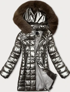 dámská bunda v barvě  s kapucí model 21247059 - J.STYLE