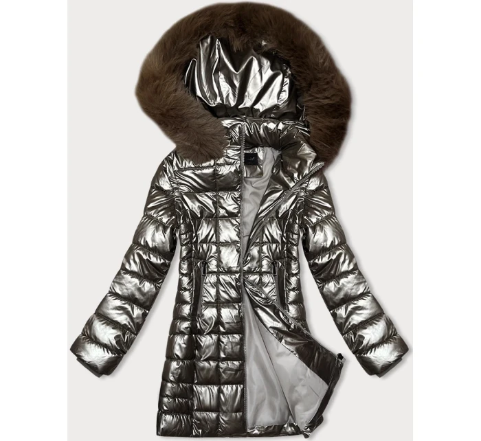 dámská bunda v barvě  s kapucí model 21247059 - J.STYLE