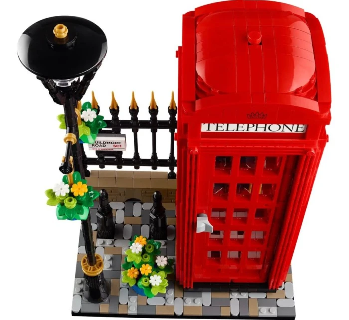 Lego 21347 Nápady - Červená telefonní budka v Londýně