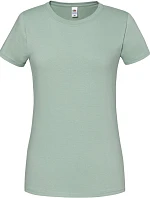 Fruit of the Loom Lady-Fit Iconic 195 T Dámské tričko z těžké bavlny 16.1424 sage