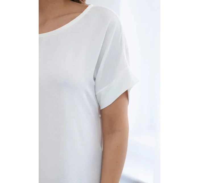 Šaty s kapsami ecru