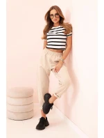 Kalhoty s kapsami Summer Punto béžové