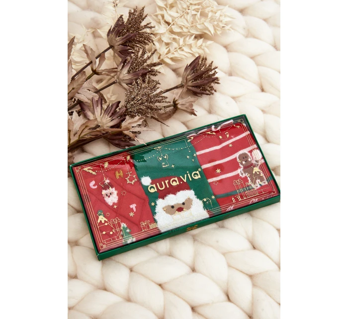 Vánoční sada model 21643982 ponožek - Aura.via