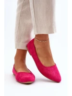 Dámské semišové baleríny Fuksie Kommia Dámské semišové baleríny Fuksie Kommia