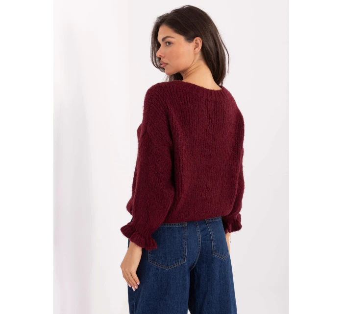 Jumper MI SW 2912.10X bordó Jumper MI SW 2912.10X bordó
