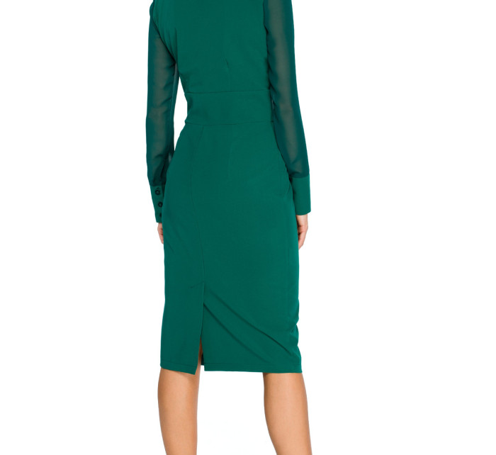 Stylove Šaty S136 Zelená