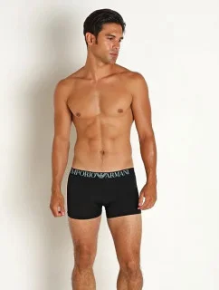Pánské boxerky 111290 3F535 00020 černé - Emporio Armani