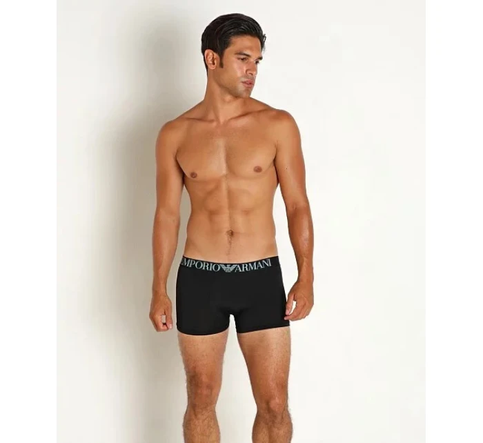 Pánské boxerky 00020 černé model 19009195 - Emporio Armani Pánské boxerky 00020 černé model 19009195 - Emporio Armani