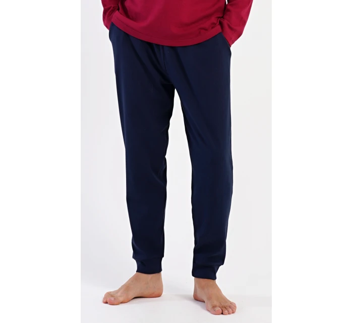 Pánské pyžamo dlouhé Bowling