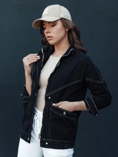 Dámská přechodná džínová bunda BERENICES černá FashionStreet TY4410
