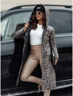 Dámská dlouhá prošívaná bunda s kapucí oboustranná černá Dstreet model 21980860 - FashionStreet