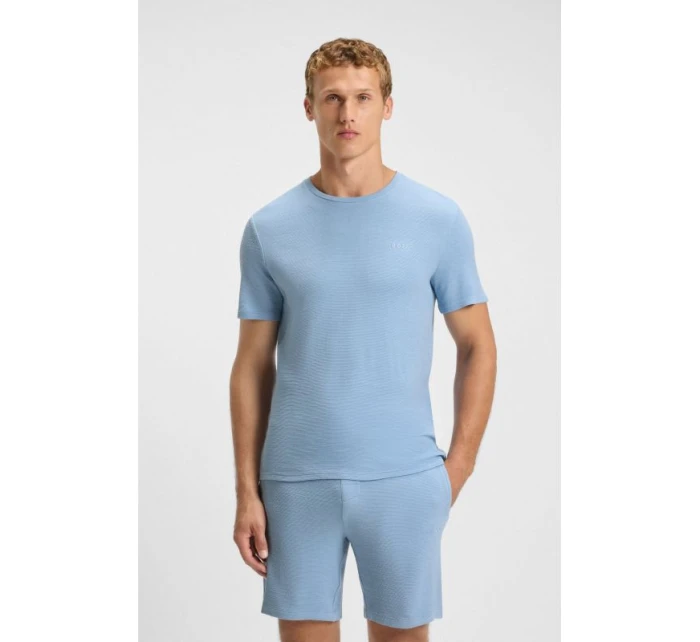 Boss Rib Azzurro M Tričko 50509328-450 pánské