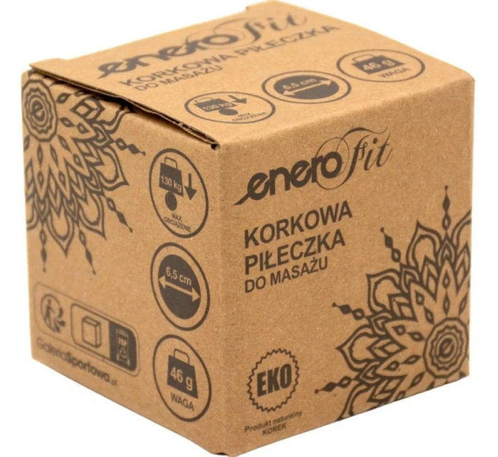 KORKOVÝ MASÁŽNÍ MÍČEK 6,5 CM ENERO FIT KORKOVÝ MASÁŽNÍ MÍČEK 6,5 CM ENERO FIT