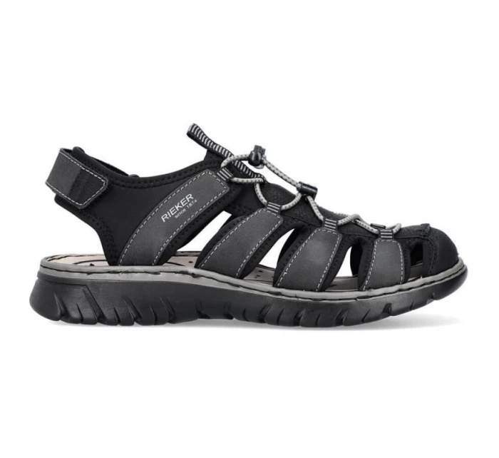 Vestavěné sandály Rieker M 26770-00 RKR584 Vestavěné sandály Rieker M 26770-00 RKR584