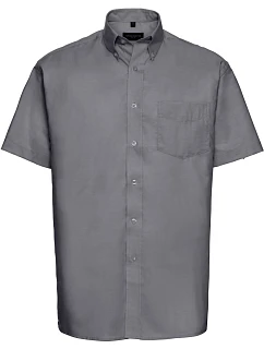 Košile Oxford s krátkým rukávem 11. silver model 22475404 - Russell Athletic