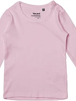 Neutral O 11001 Dětské tričko s dlouhým rukávem 77.1001 light pink