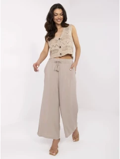 Kalhoty D73761M62237B tmavě lila