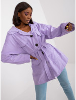 Dámský kabát EM EN 5422.22P světle fialový