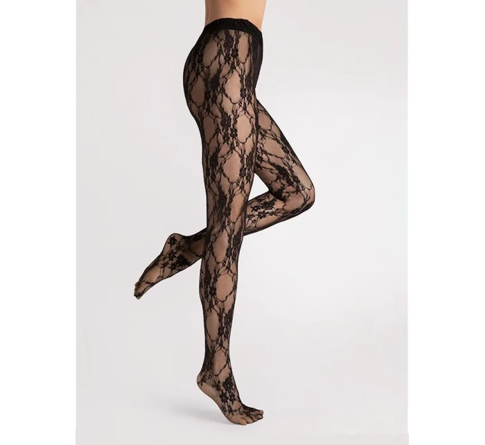 Punčocháče model 21039015 černé - Fiore