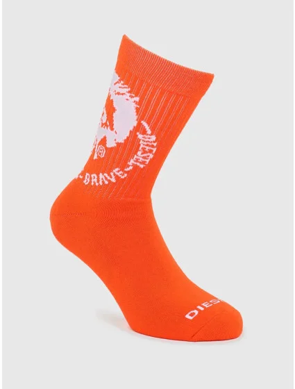 Ponožky 00S6U0-OPAZS-34H oranžová - Diesel Ponožky 00S6U0-OPAZS-34H oranžová - Diesel