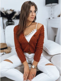 Dámský červený svetr Dstreet model 21967030 - FashionStreet