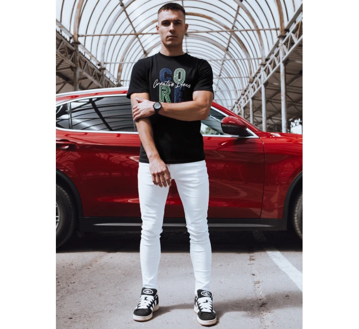 Pánské tričko s potiskem černé Dstreet model 21973648 - FashionStreet